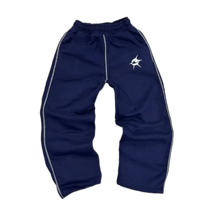 Grey Joggers Navy (2)